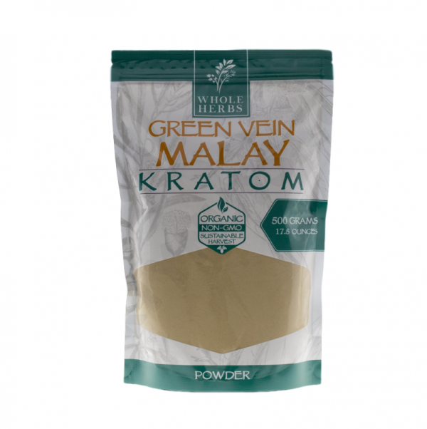 Green Vein Malay Kratom Powder By Whole Herbs