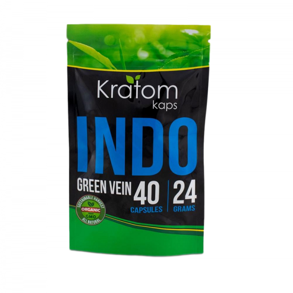 Kratom Kaps Green Vein Indo Capsules