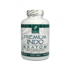 Green Vein Indo Kratom Capsules By Whole Herbs