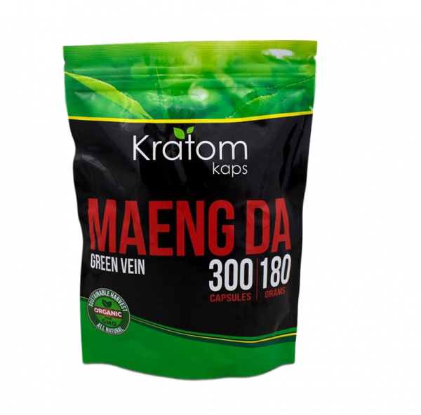 Green Vein Maeng Da Capsules By Kratom Kaps