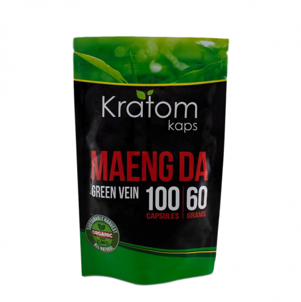 Green Vein Maeng Da Capsules By Kratom Kaps