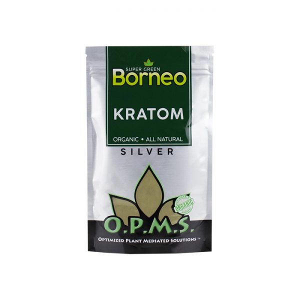 Silver Super Green Borneo Kratom Powder By OPMS