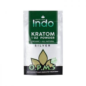 Silver White Vein Indo Kratom Powder By OPMS