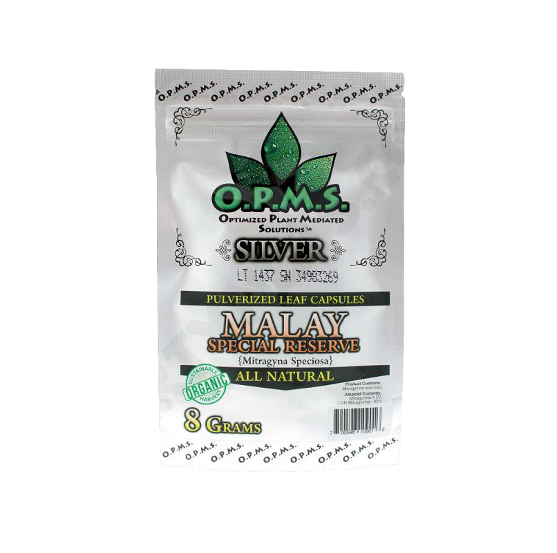 OPMS Silver Green Vein Malay Special Capsules.