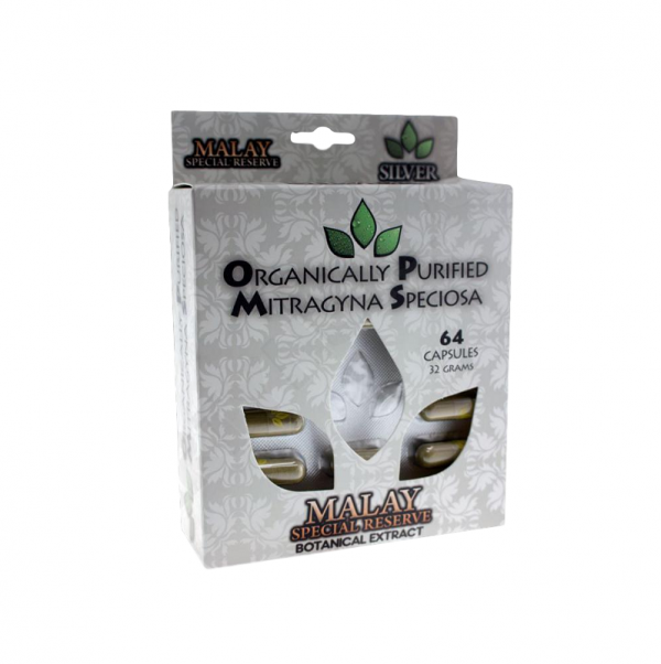 Silver Green Vein Malay Blister Box Capsules By OPMS