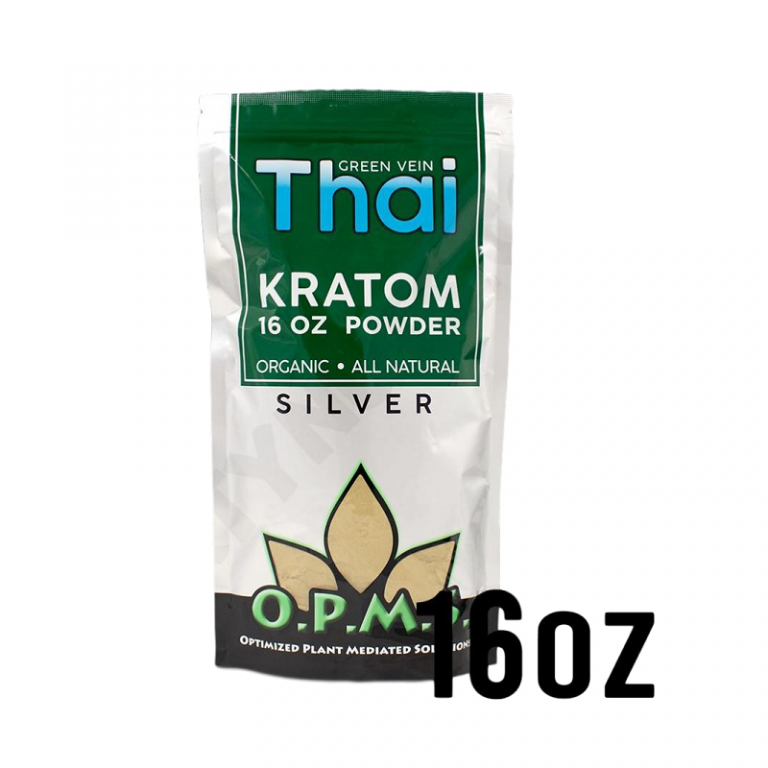 OPMS Silver Green Vein Thai Kratom Powder Wholesale Distributor