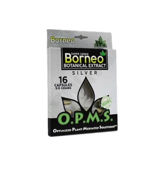 Silver Super Green Borneo Blister Box Capsules By OPMS