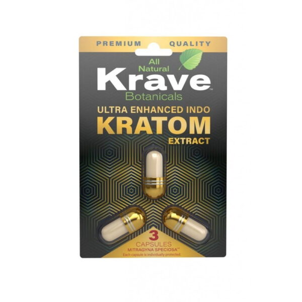 Gold Extract Capsules By Krave Kratom