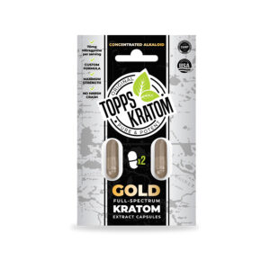 Gold Extract Capsules By Topps Kratom